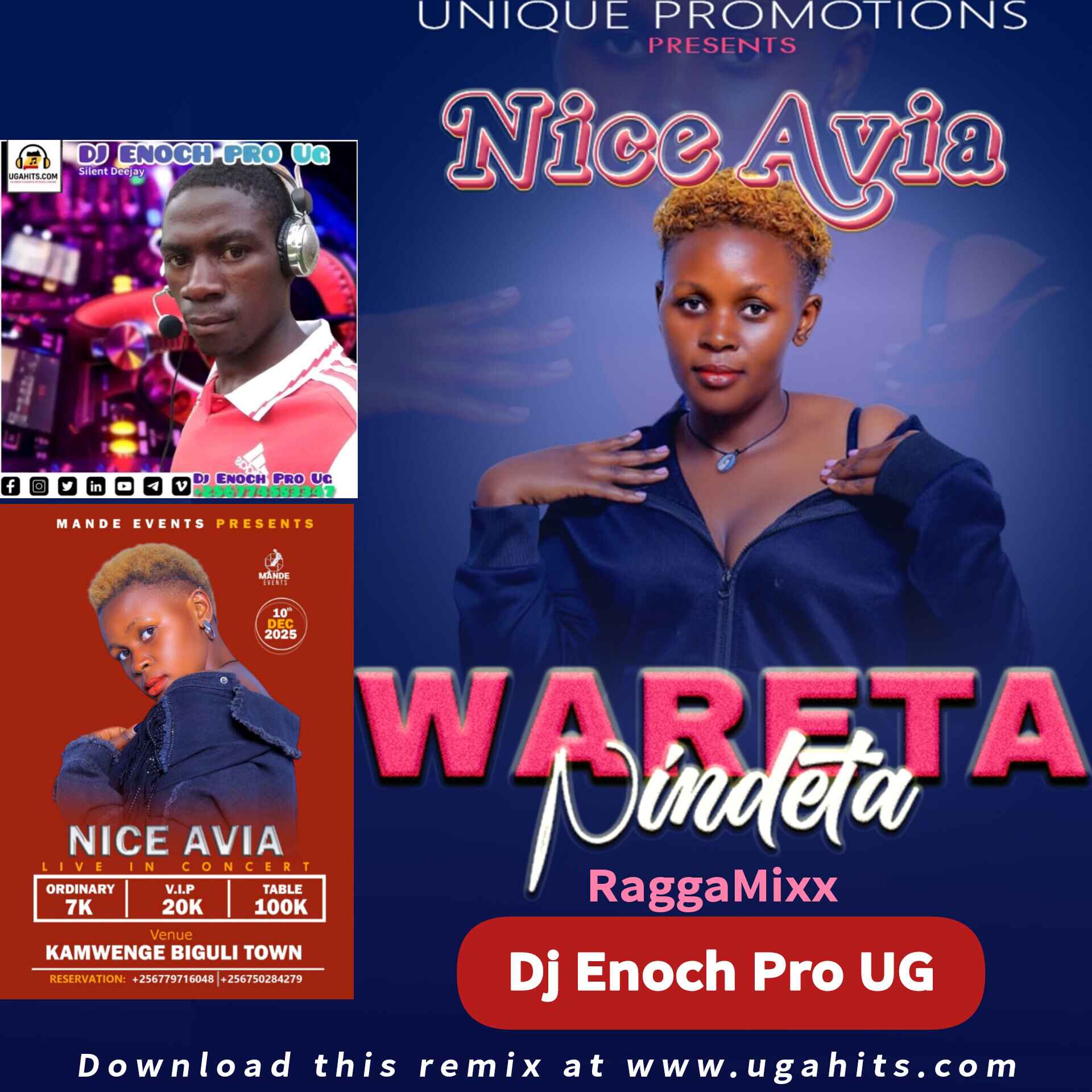 Wareta nindeta - Nice Avia   [RaggaMixx by Dj Enoch Pro UG
